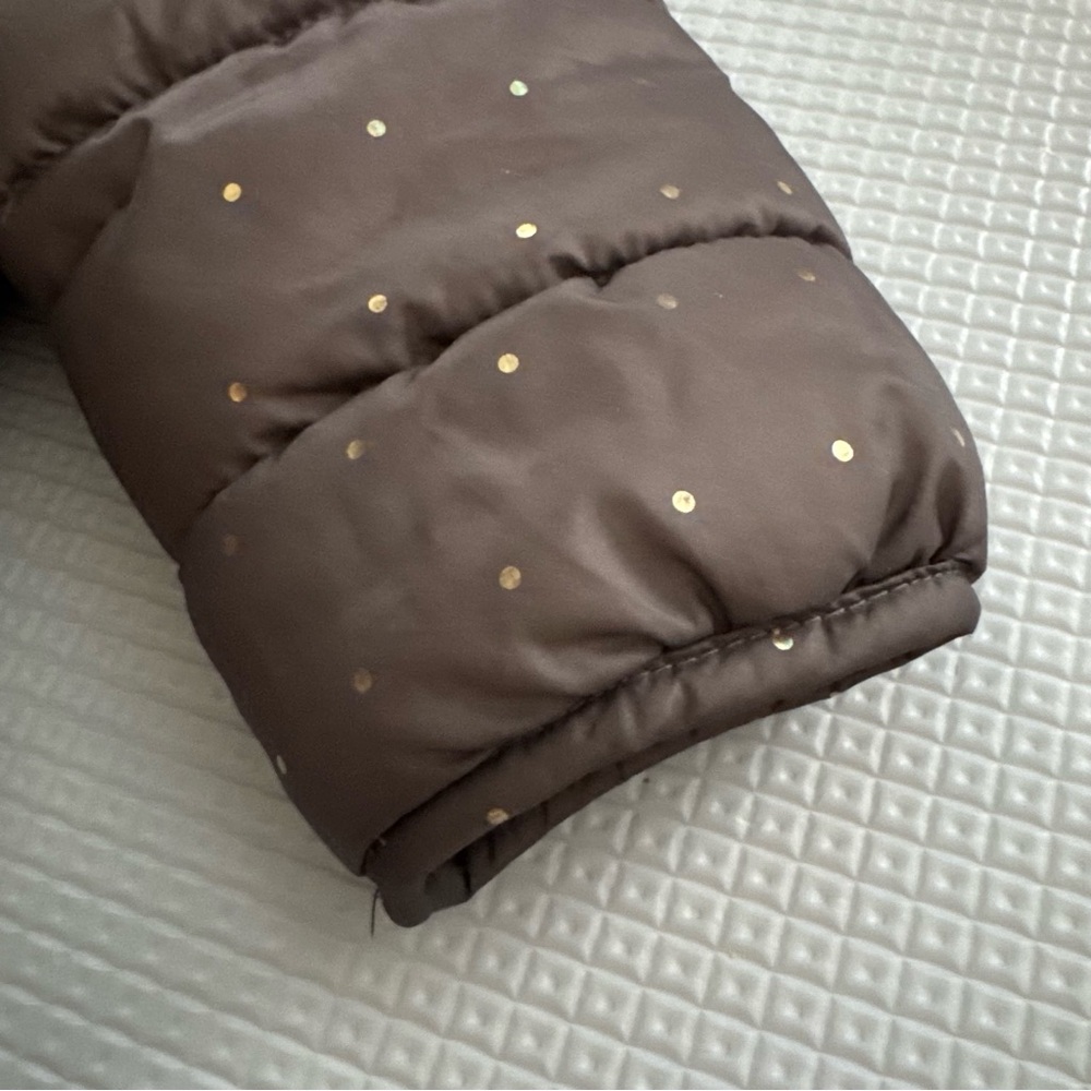 Gap Baby Brown & Gold Puffer Jacket - Picture 4 of 6